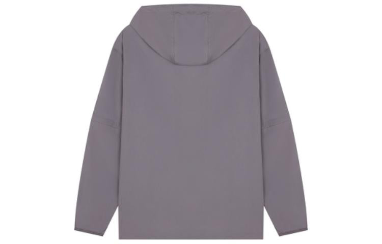 New Balance Logo Print Casual Jacket Asia Sizing 'Grey Purple' AMJ22368-ZNC