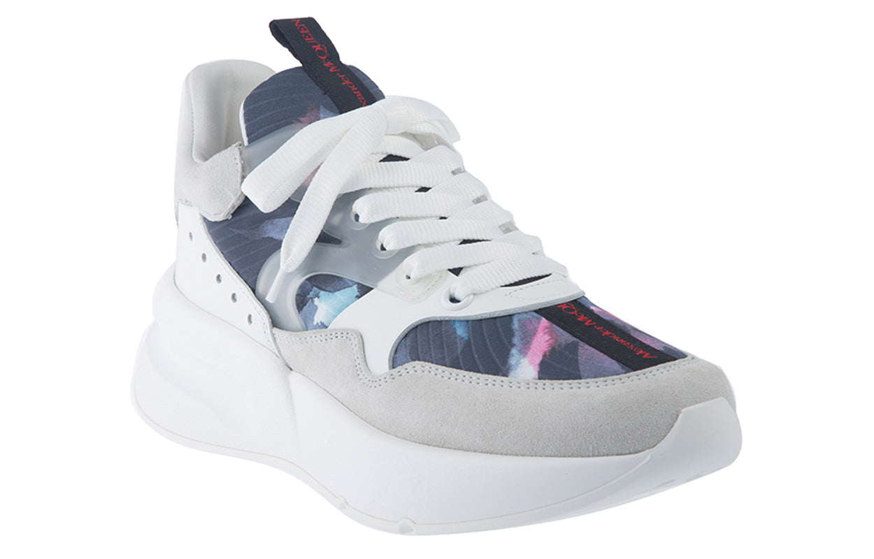 Alexander McQueen Oversized Shoes 'White Blue Multi' 610819WHXL29169