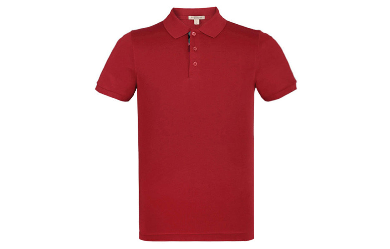 Burberry SS21 Casual Cotton Short Sleeve Polo Shirt 'Red' 39045601