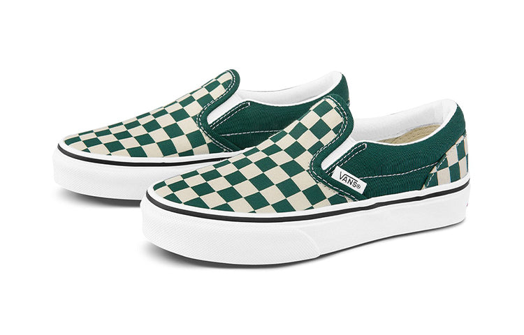 (PS) Vans Classic Checkboard Slip-On 'Green White' VN0A4BUT2NH