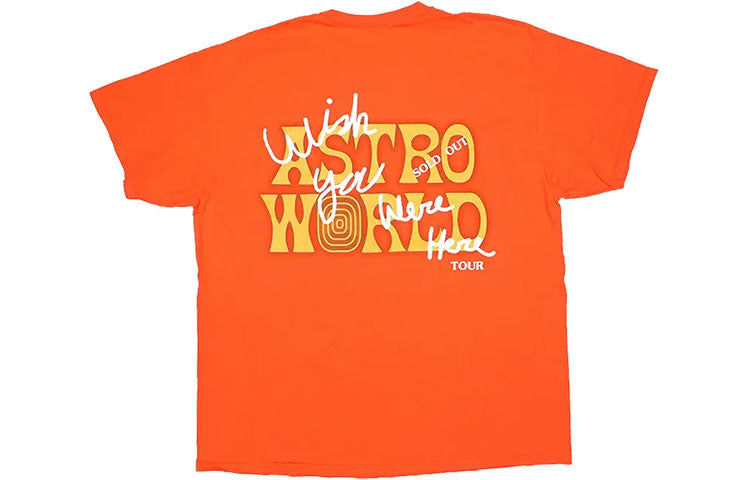 Travis Scott Unisex Cactus Jack Houston Exclusive Orange Tee Orange TC-272
