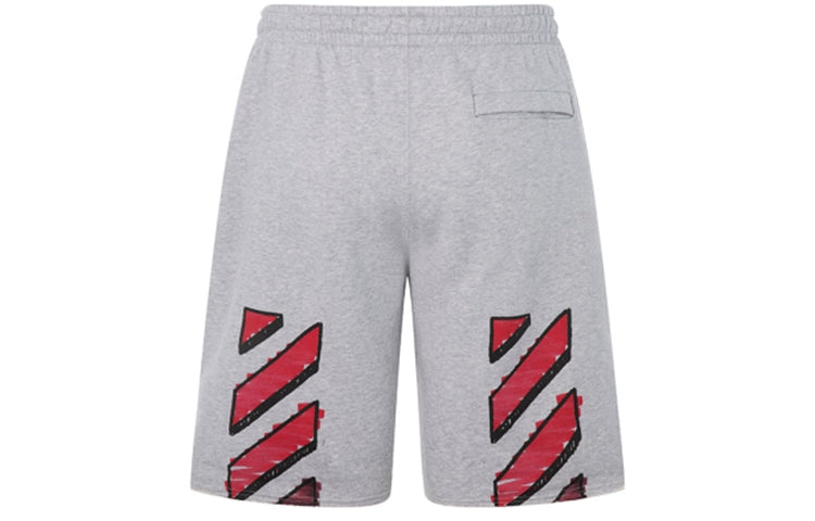 Off-White FW21 Casual Shorts Version Gray OMCI006R21FLE0020825-1