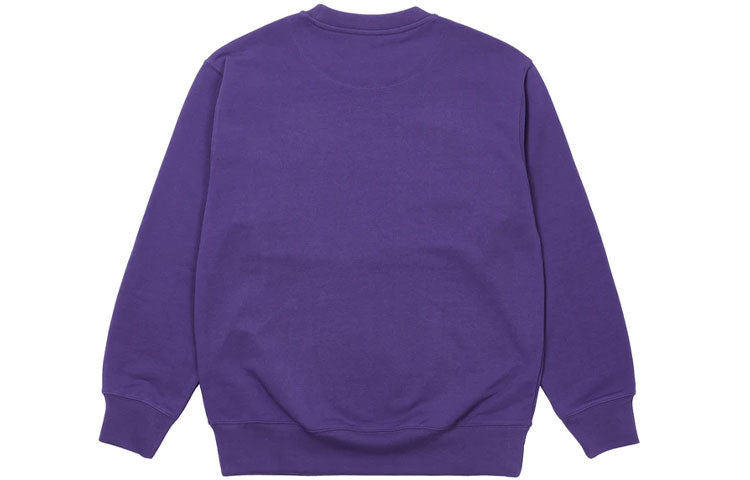 PALACE x M-Zone P-Zone Crossover Alphabet Pattern Round Neck Purple P20CW013