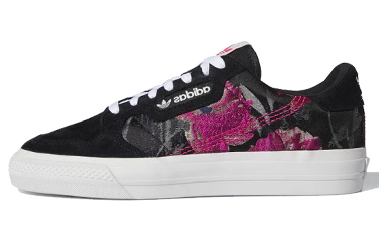 (WMNS) adidas Continental Vulc Floral Multi-Color 'Black Pink' EG2694