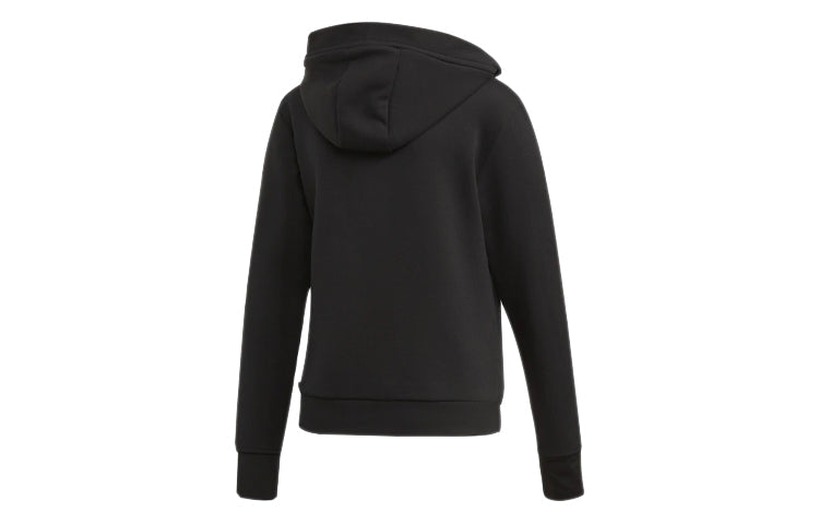 (WMNS) adidas W Ver Fz Hd Hooded Jacket 'Black White' FL4208