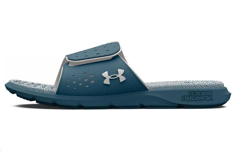 (WMNS) Under Armour Ignite Pro Graphic Footbed Slide 'Static Blue' 3026029-400