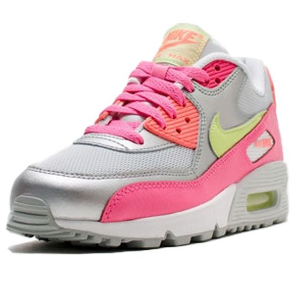 (GS) Nike Air Max 90 Mesh 'Pure Platinum' 724855-001