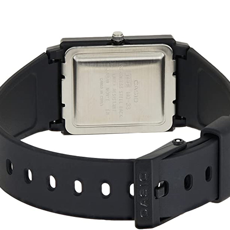 CASIO Quartz Waterproof Sports Blue DialBlack Strap Blue DialBlack Strap Mens BlueBlack Analog MQ-38-2A