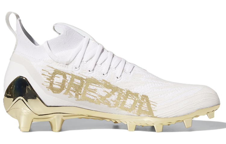 adidas Adizero Cleats Primeknit 'White Gold Metallic' GX5100