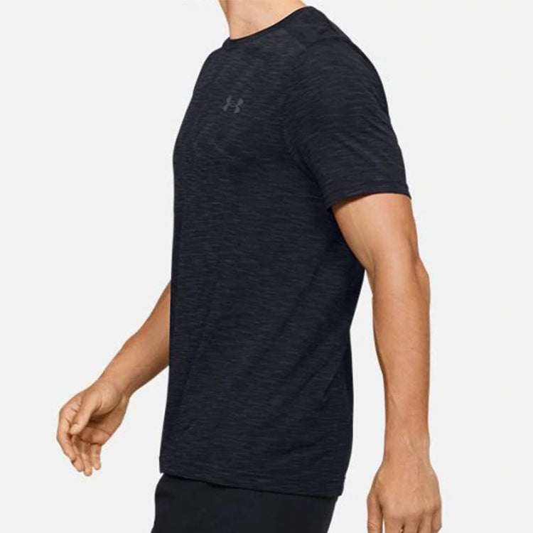 Men's Under Armour UA Seamless SS Training Sports Short Sleeve Black 1347751-001