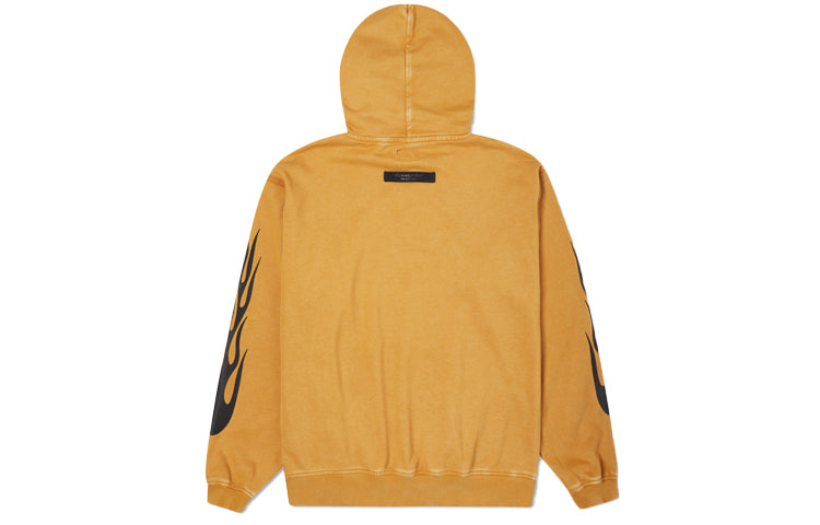 Converse Retro Washed Printing Loose Fleece Wheat 10021990-A04
