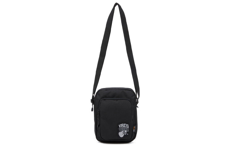 Vans Canvas Single Shoulder Bag 'Black White' VN0A54K1BLK1