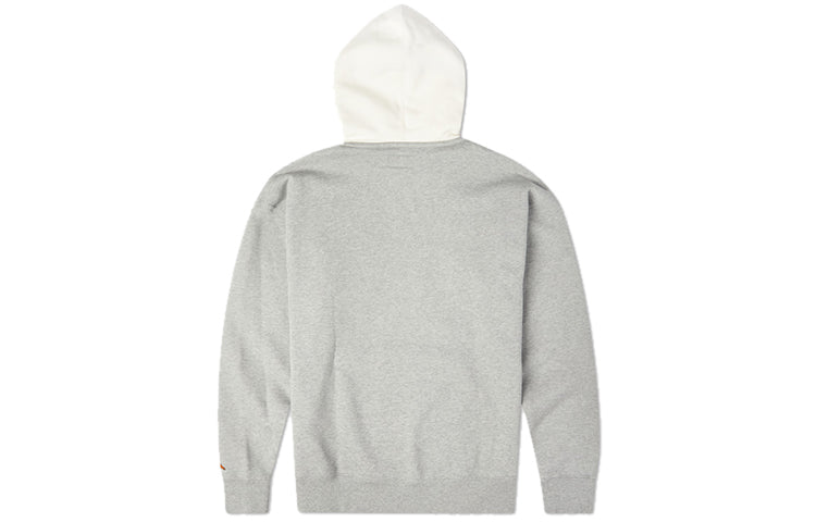 Men's Converse x Bugs Bunny Crossover Embroidered hooded Pullover Long Sleeves Casual Gray 10021414-A01
