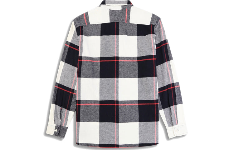 Men's Levis Plaid Pocket Long Sleeves Shirt Colorblock 19587-0139