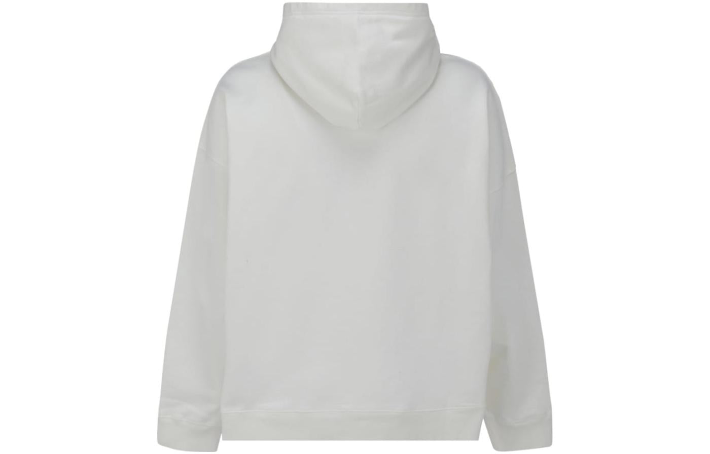 Balenciaga PDF Logo Oversized Popover Hoodie 'Off White' 674986TLVF89016