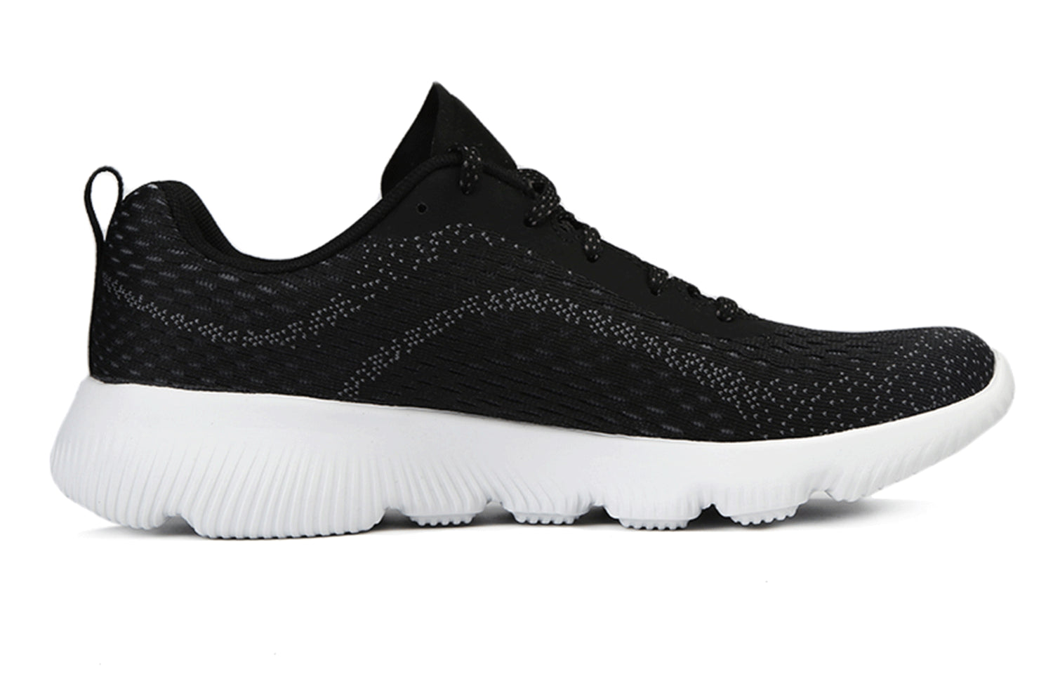 (WMNS) Skechers Go Run Focus 'Black Gray' 128023-BKGY