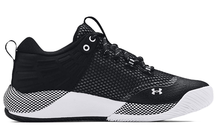 (WMNS) Under Armour HOVR Block City 'Black White' 3023709-001