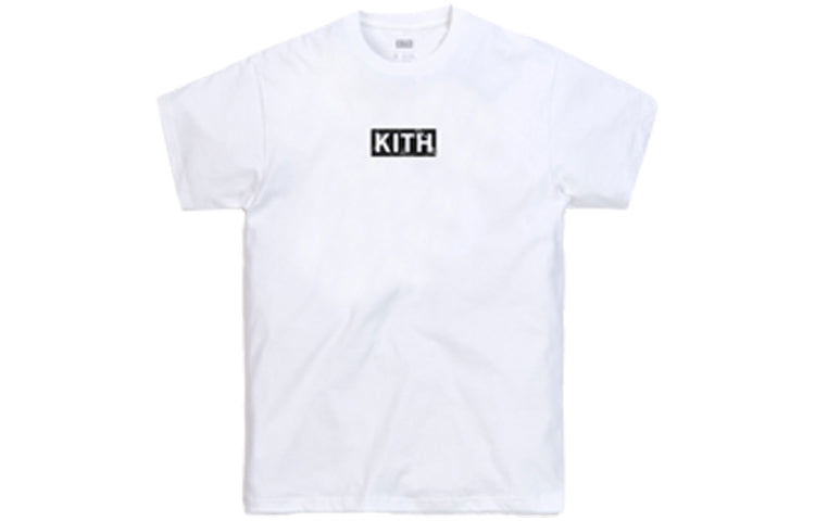 KITH fix the system tee box Logo Short Sleeve Alphabet Unisex White KH3FIX-101