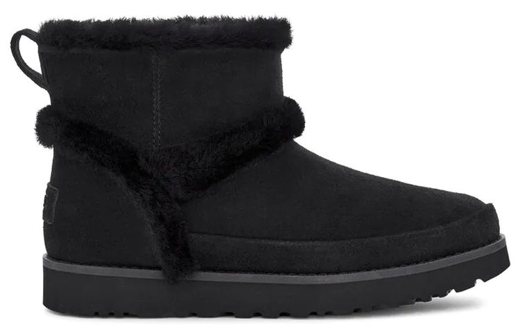 (WMNS) UGG Classic Mini Snow Boots Black 1112499-BLK