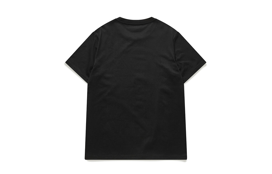 FILA FUSION X Staple Pattern Logo Printing Short Sleeve Black T11M024120F-BK