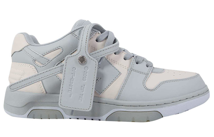 (WMNS) Off-White Out Of Office Mid Top Sneakers Blue OWIA259S21LEA0016109