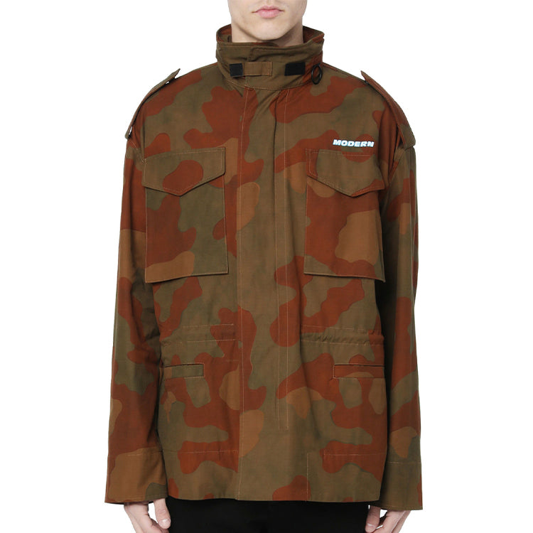 Off-White Camouflage Cotton Oversize Field Jacket 0MEL010S203620209900