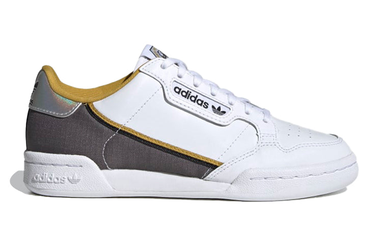 (GS) adidas Continental 80 J 'White Grey Yellow' FV7388