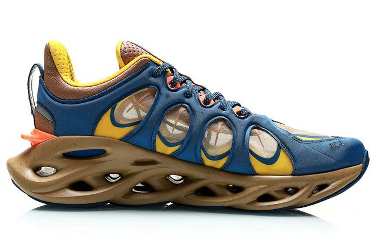 (WMNS) Li-Ning Arc 'Blue Yellow' ARHP226-1