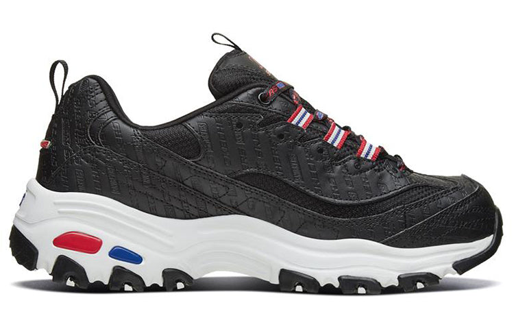 (WMNS) Snickers x Skechers D Lites 1.0 Low-Top Daddy Shoes Black 66666331-BLK