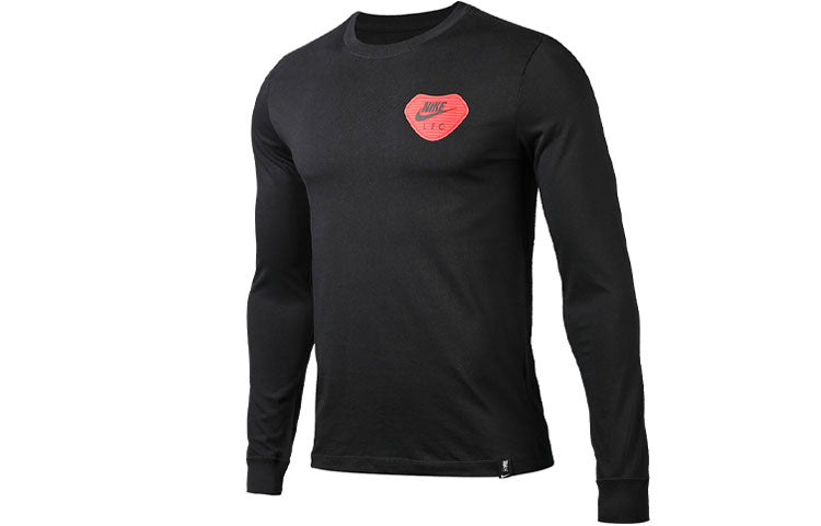 Nike Liverpool Soccer/Football Sports Round Neck Long Sleeves Black CZ8259-010