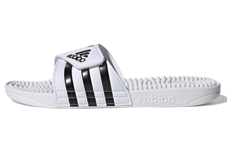 adidas Adissage Slides 'White Black' F35573