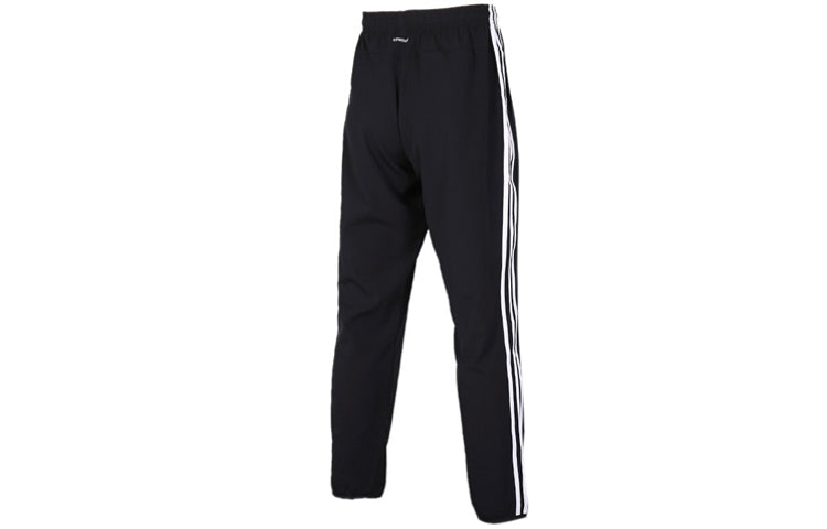 adidas WhitePlaid Knitted Sports Long Pants Men Black FM5459