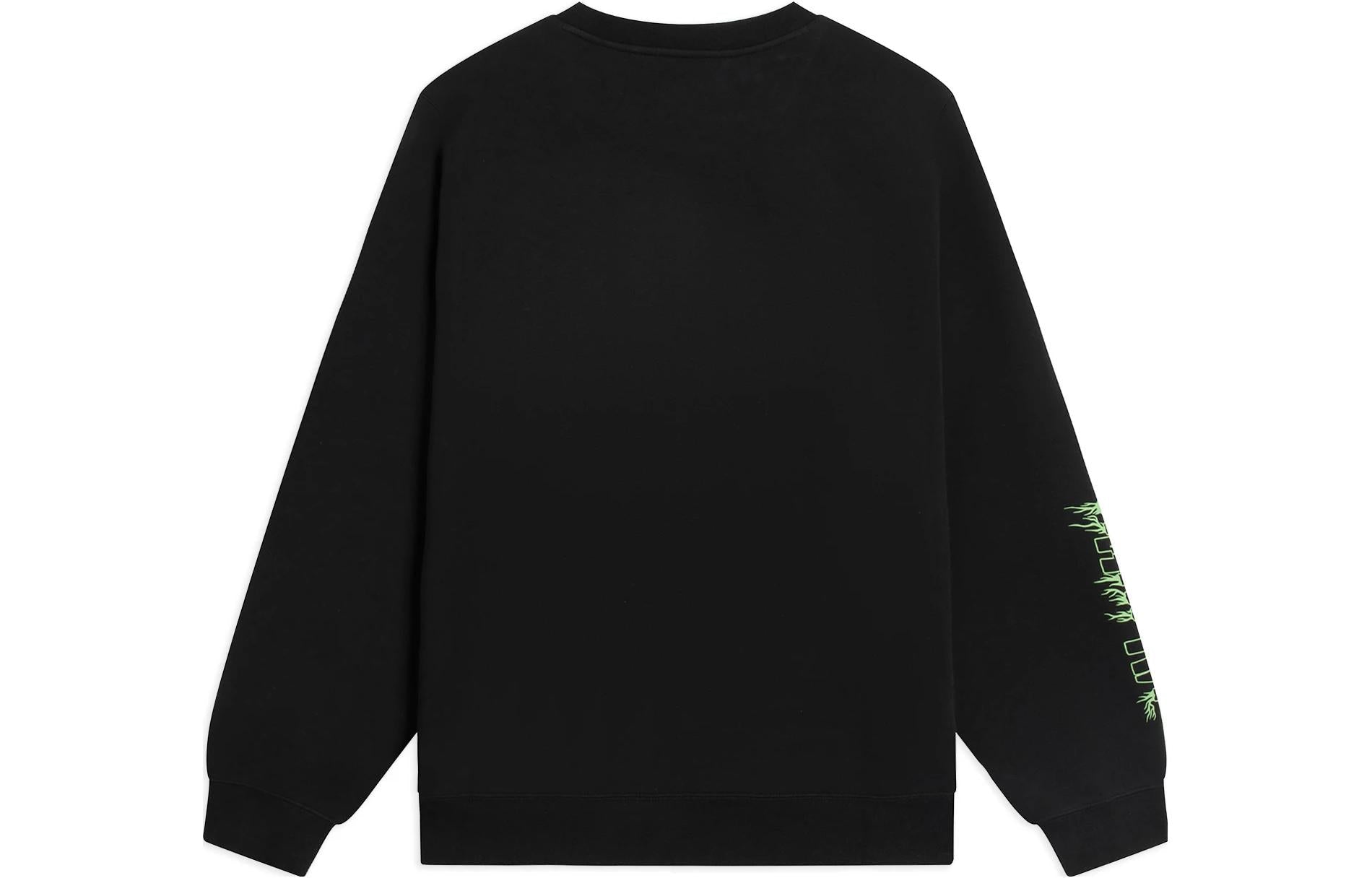 Li-Ning BadFive Graphic Sweatshirt 'Black' AWDS653-1