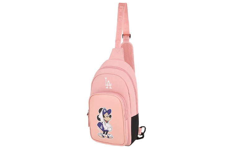 MLB USA Large x DISNEY Mickey Shoulder Bag Pink 5F5D5AC37EB22EGS