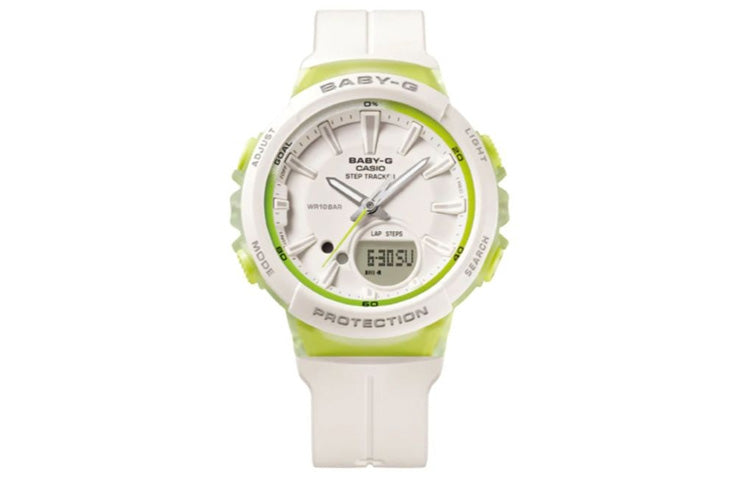 CASIO Baby-G 'White Green' BGS-100-7A2