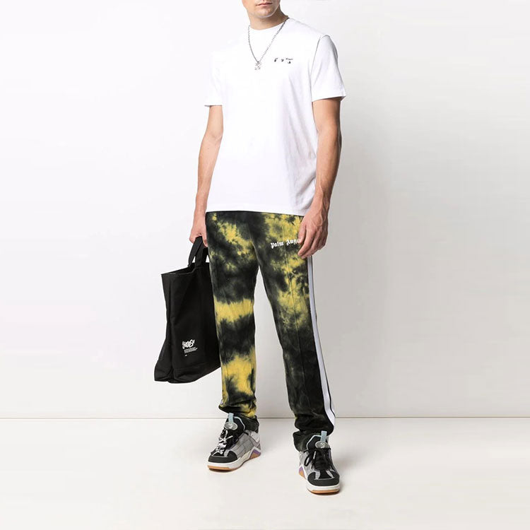 Off-White FW21 Logo Round Neck Short Sleeve Ordinary Version White OMAA027F21JER0010110