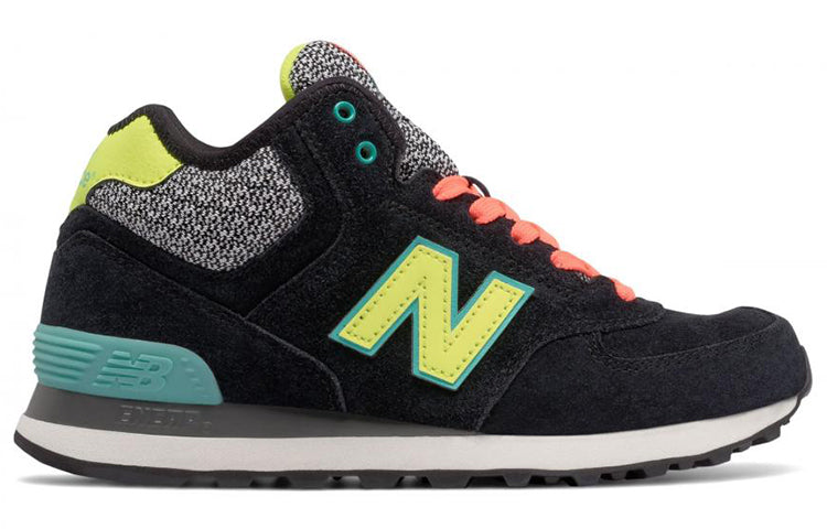 (WMNS) New Balance 574 Mid-Cut 'Black Orange Yellow' WH574WA