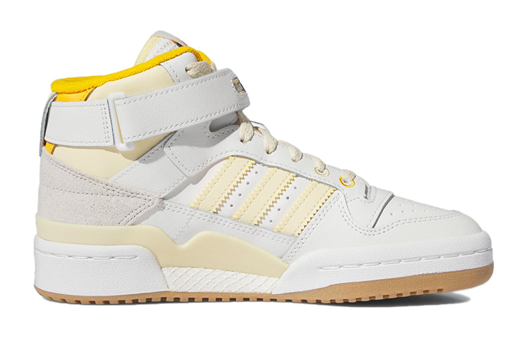 (GS) adidas Originals FORUM Mid 'White Yellow' IF2676