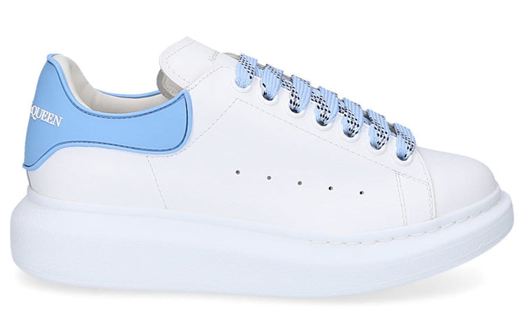 (WMNS) Alexander McQueen Oversized Sneaker 'White Sky Blue' 621056WHXMT9223