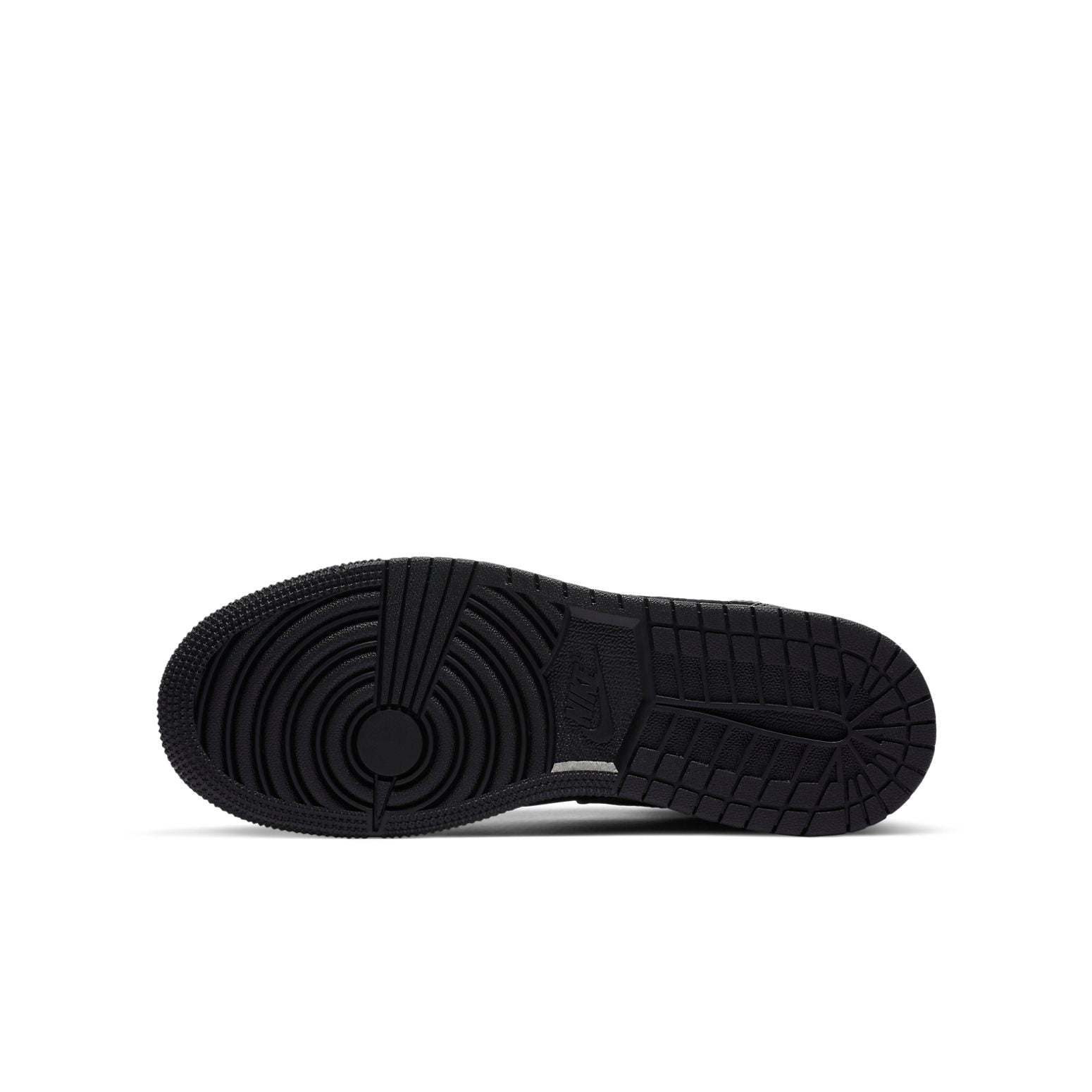 (GS) Air Jordan 1 Mid 'Triple Black' 2020 554725-091