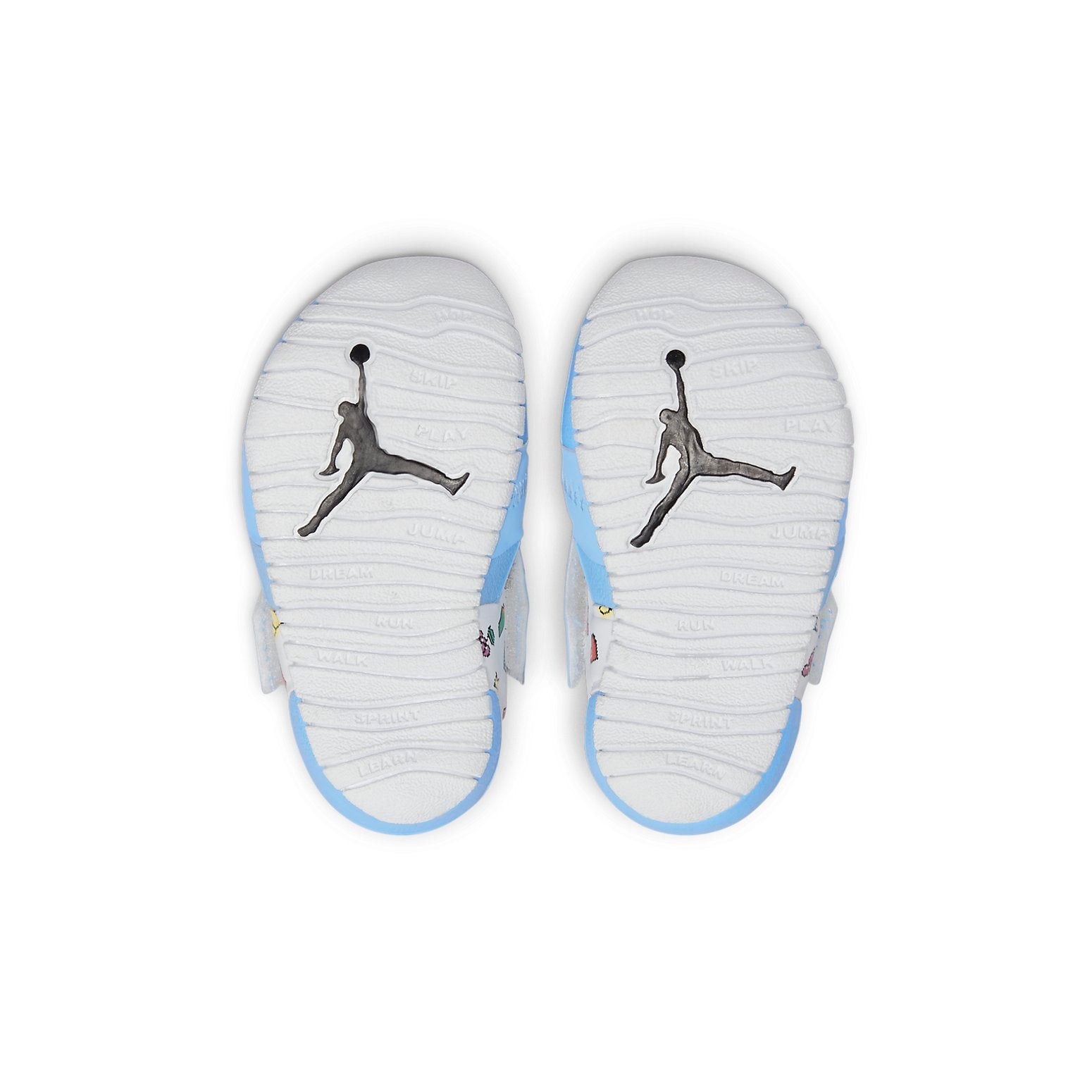 (TD) Air Jordan Flare 'University Blue Poison Lemon Yellow White' DM8972-417