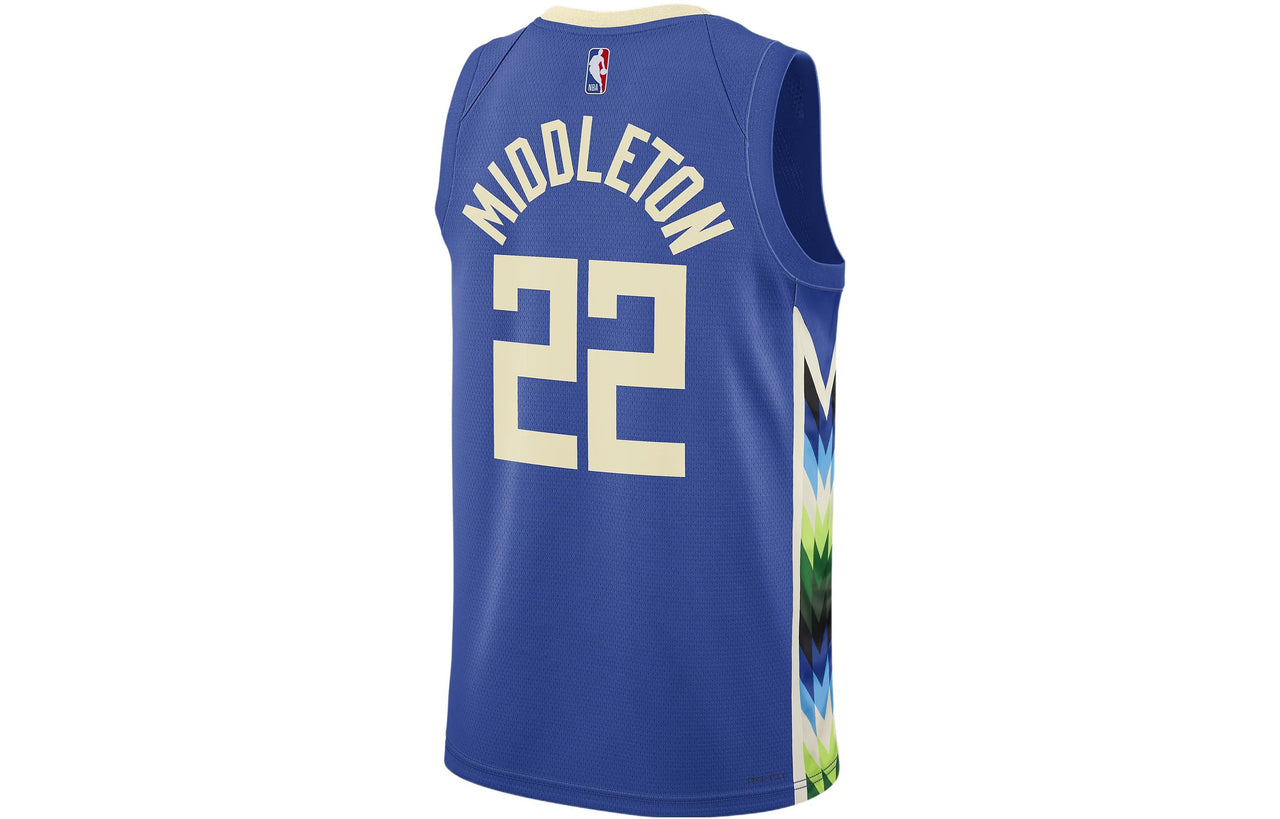 Nike Dri-FIT NBA Milwaukee Bucks Khris Middleton City Edition 2022/23 Swingman Jersey DO9600-482