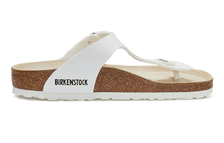 Birkenstock Gizeh Birko-Flor Narrow Fit Sandals 'White' 43731
