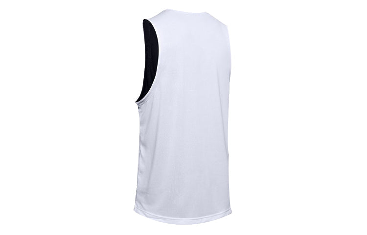 Under Armour Baseline Tank 'White Black' 1351288-100