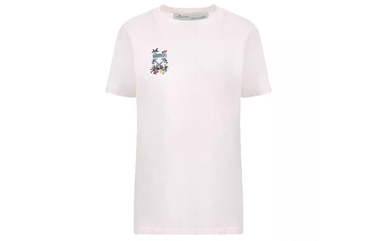(WMNS) Off-White Graft Arrows Cotton Round Neck Short Sleeve Normal Fit OWAA049E19B070630130