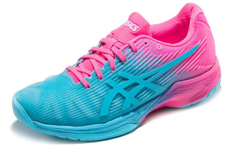 (WMNS) ASICS Gel-Solution Speed FF L.E. Running Shoes 'Blue Pink' 1042A024-400