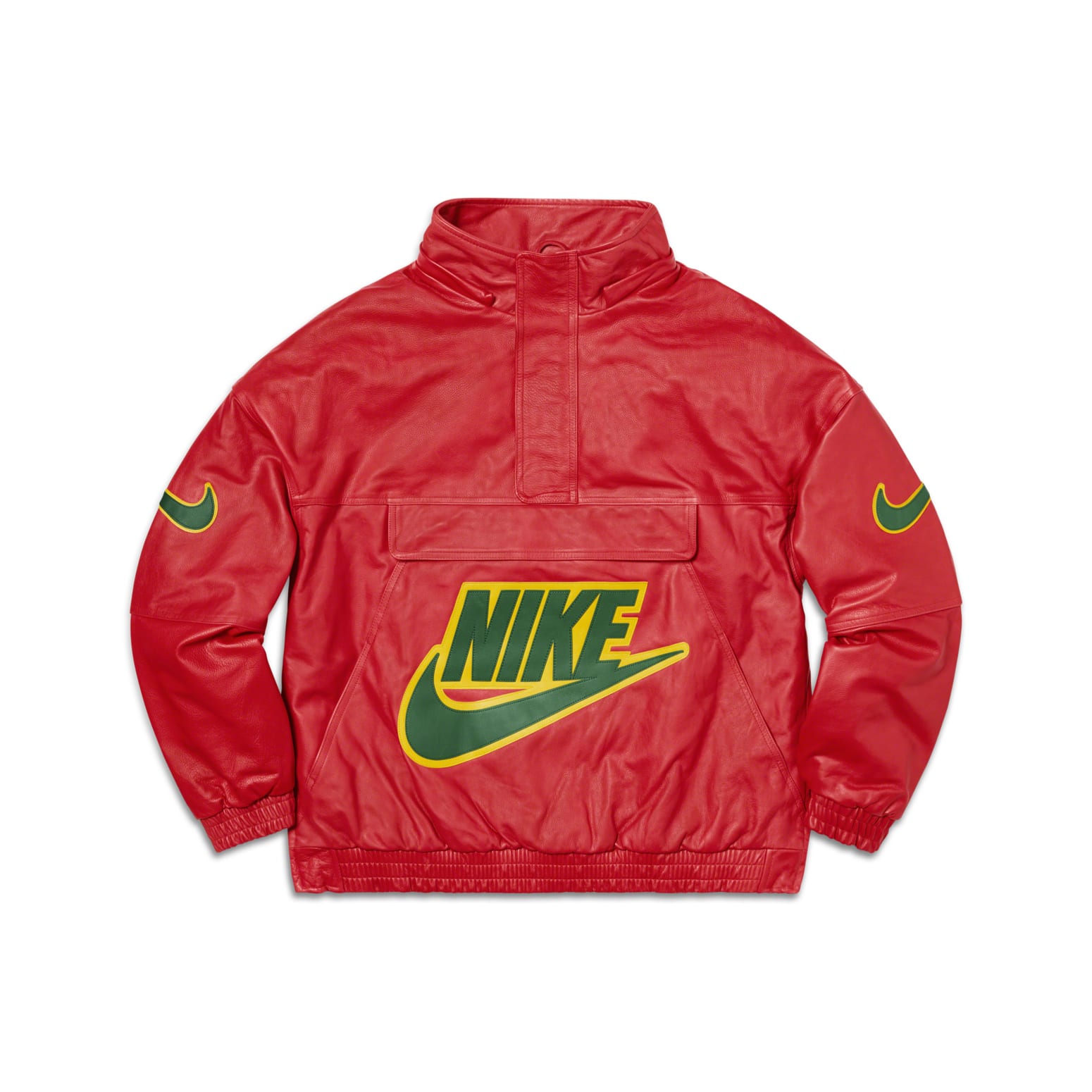 Nike x Supreme Nike Leather Anorak 'Red' CK6218-687