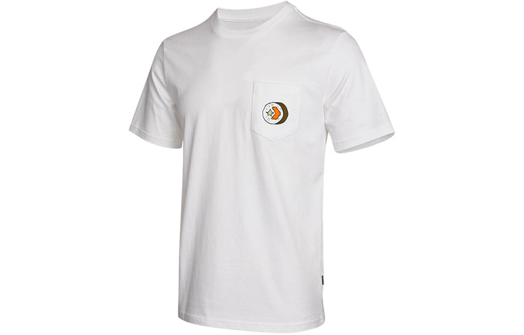 Converse Sushi Graphic Short Sleeve Pocket T-Shirt Asia Sizing 'White' 10022855-A02