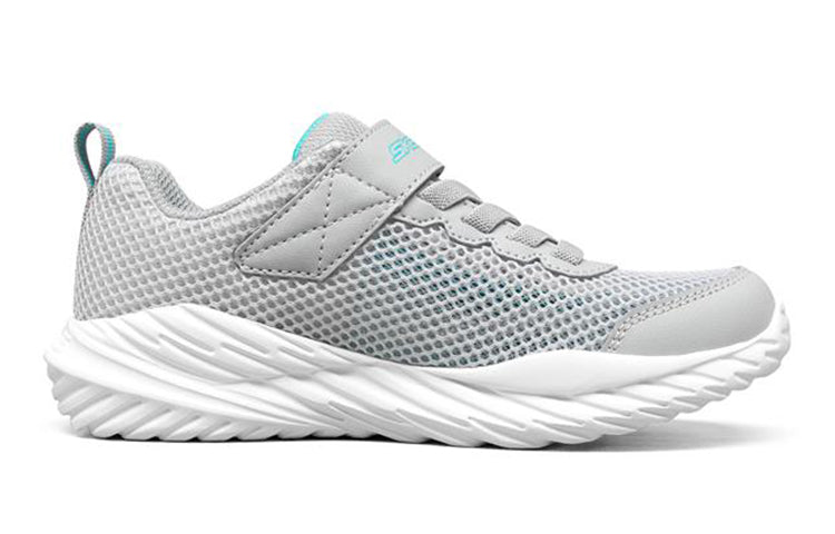 Skechers Nitro Sprint Sports Shoes K White/Grey 403752L-GRY