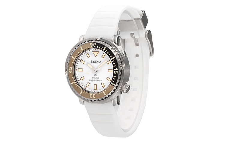 SEIKO PROSPEX Series Solar Quartzes Christmas Limited White SUT407P1